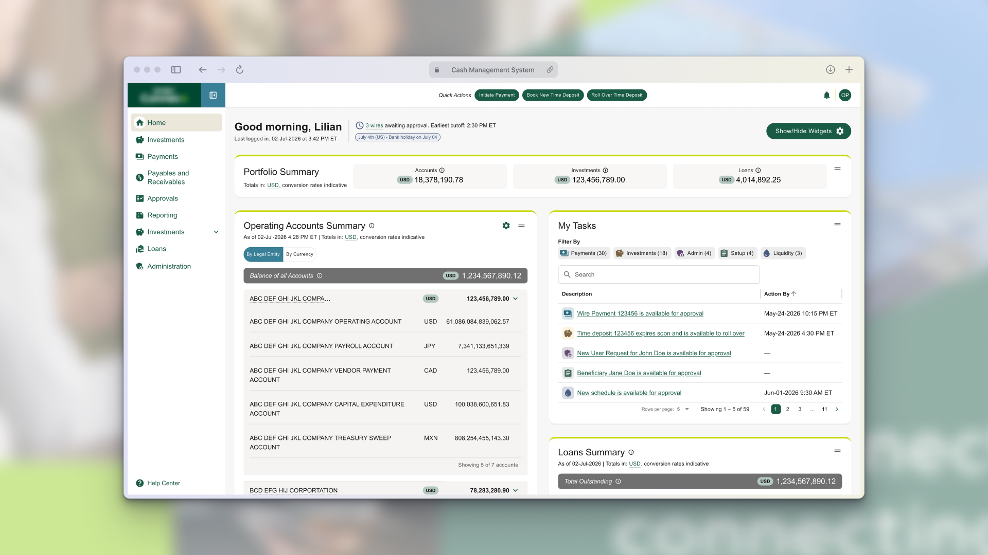 SMBC Connect portal preview